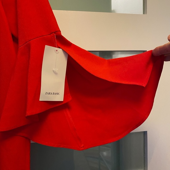 Zara flared-sleeve tunic dress - Picture 8 of 15